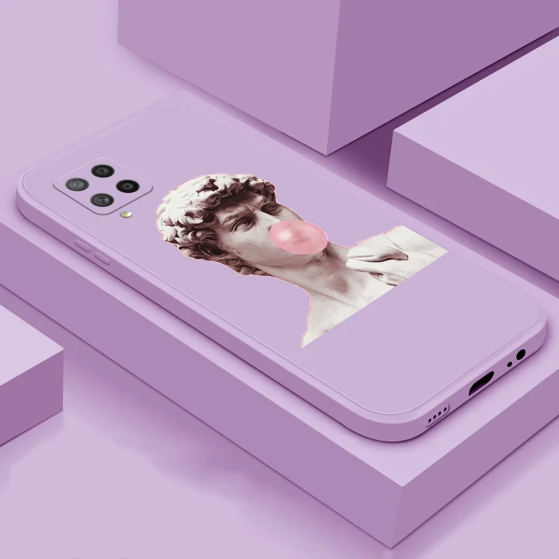 

For Samsung Galaxy A42 5G A50 A51 A52 phone case soft TPU silicone phone Shell Cartoon pattern back cover phone case