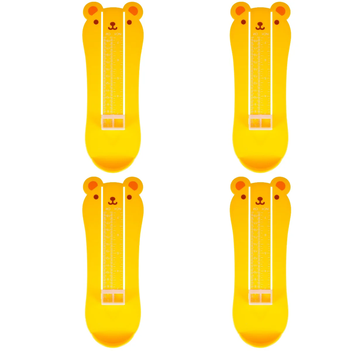 

4 Pack Foot Measuring Instrument Shoe Size Measurer Device Home Tools Kids Sizer Ruler Infant Feet Shoes Measurement