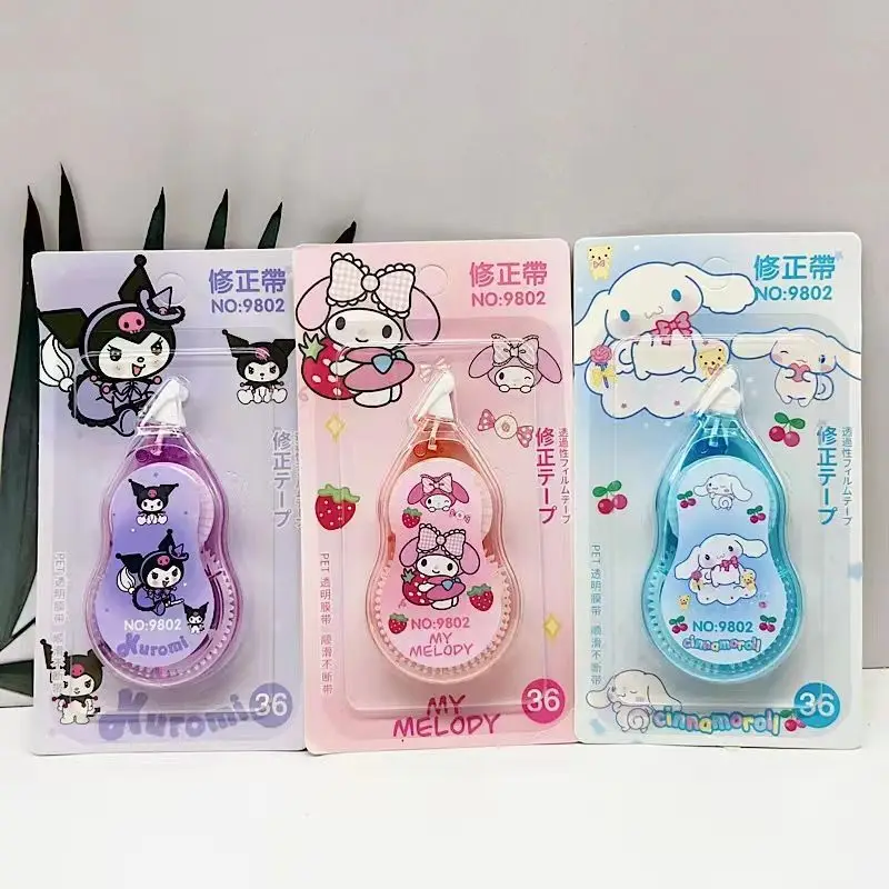 Sanrio Kuromi Cinnamoroll My Melody Новый корректирующий пояс для учащихся Ins милый Kawaii школьные