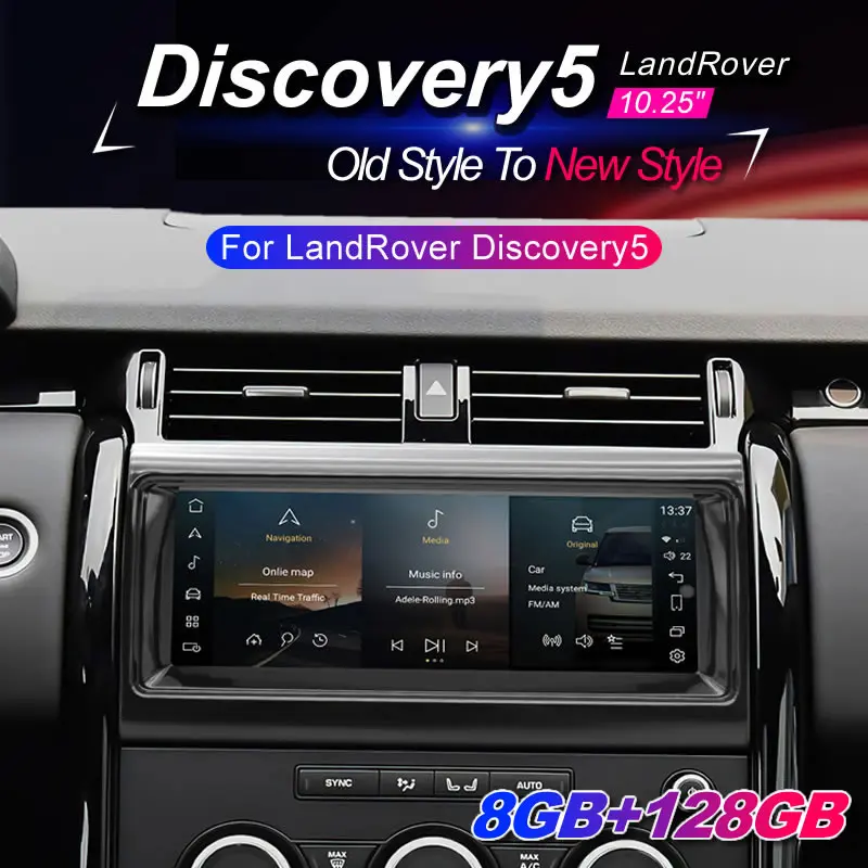 Автомагнитола MERRYWAY для Land Rover Discovery 5 LR5 L462 HD Apple Carplay стерео аудио радио GPS навигация
