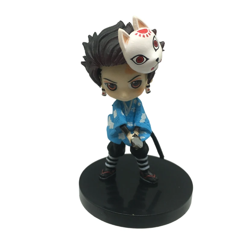 

Demon Slayer Anime Figure Mini Q Version Exquisite Kawaii Figma PVC Ghost Slayer Squad Anime Model Decoration Toys For Kid Gift