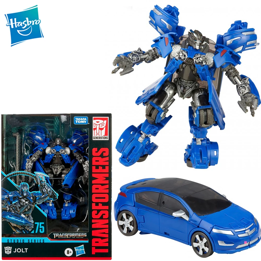 Оригинальный Hasbro Transformers Studio Series 75 Deluxe Class Jolt 115 мм модель автомобиля экшн-фигурка