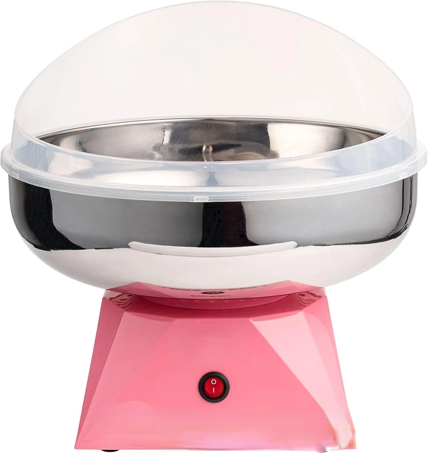 

Candy Machine with Stainless Steel Bowl 2.0 - Cotton Candy Maker, 10 Cones & Sugar Scoop - Nostalgic Household Cotton Candy