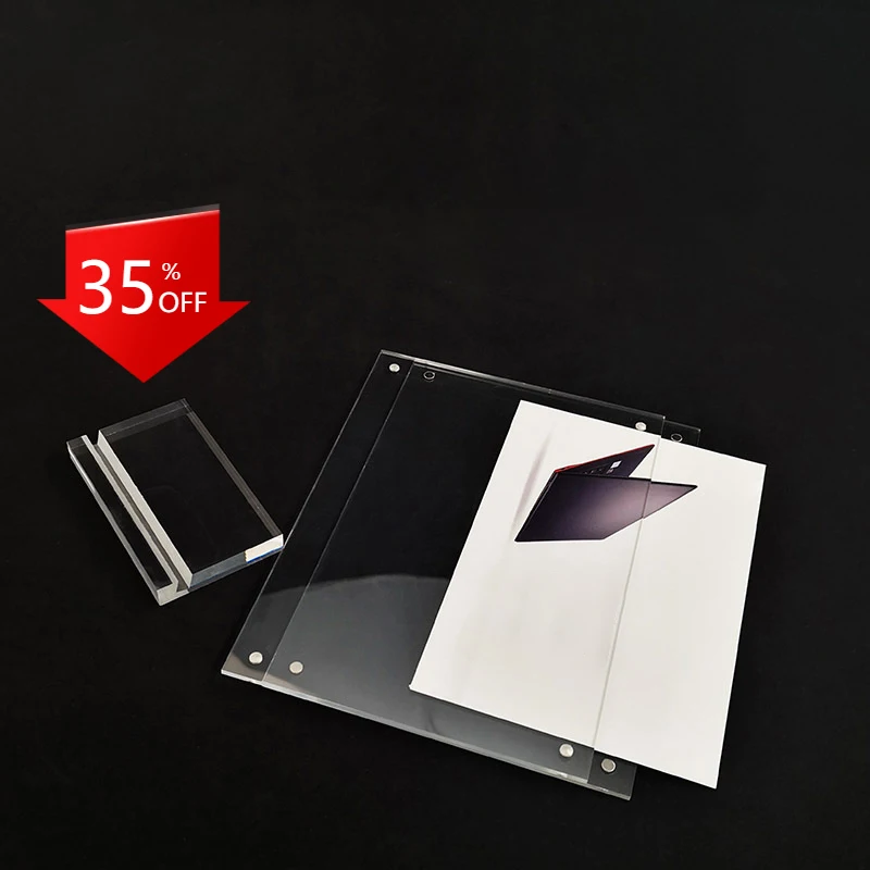 

Acrylic Table Card Display Stand Photo Frame With Base Acrylic Table Card Sign Part Tool Kits For Placing Certificates Wedding