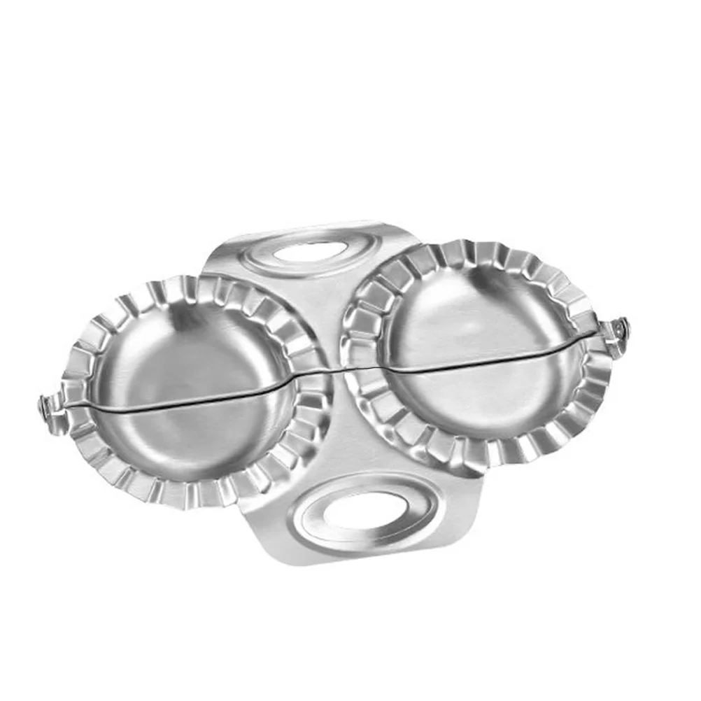 

Stainless Steel Dumpling Maker Double Side Ravioli Mould Cutter Press Tools for Kitchen Home Restaurant