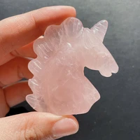 natural crystal powder crystal unicorn crystal ornaments carved pieces