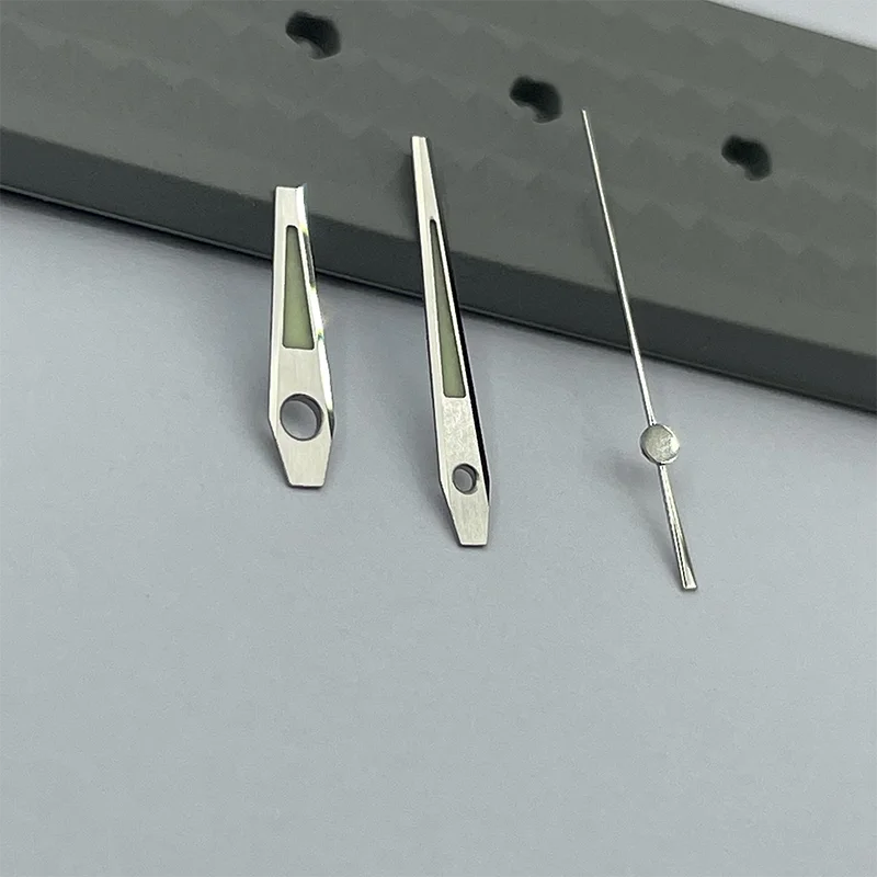 Watch Modify Parts High Quality GS Style Luminous Watch Hand Flat Top Second Pointer Fit NH35/36/7S26 Automatic Movement
