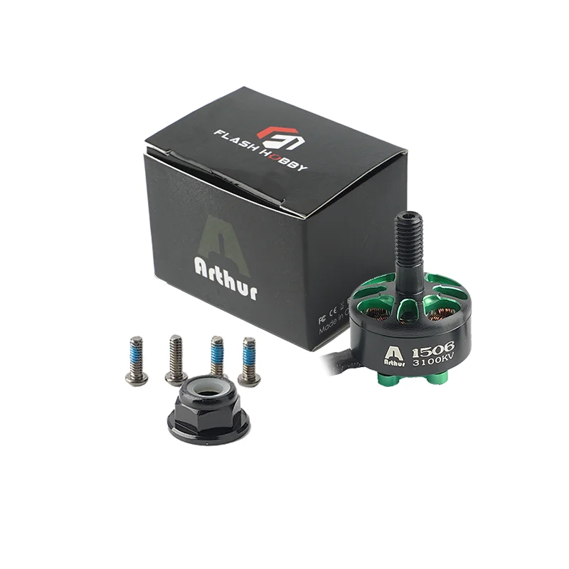 

Flashhobby Arthur A1506 1506 3100KV 6S 4300KV 4S drone Brushless Motor for RC FPV Racing 3inch Cinewhoop Ducted Drones