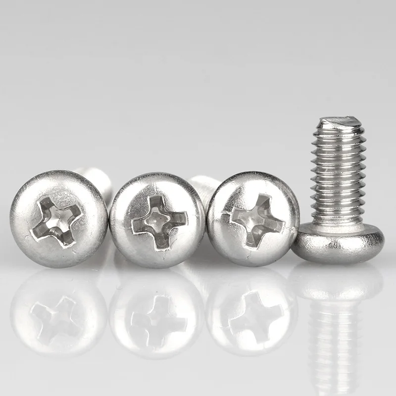 650/600 шт./компл. Круглый цилиндрический винт с плоской головкой Саморез потайной