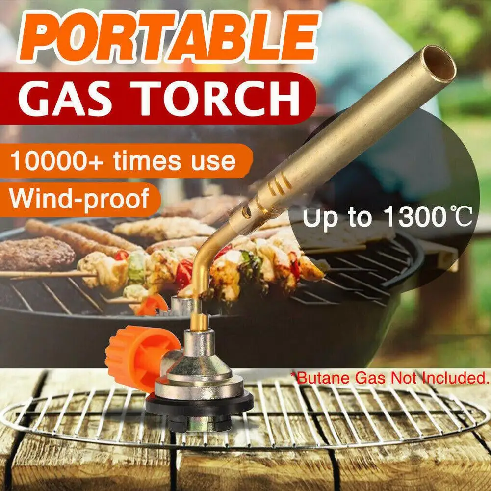 

Durable Butane Gas Blow Torch Blow Torch Kitchen Stainless Steel Welding BBQ Baking Blow Lighter Burner Torch