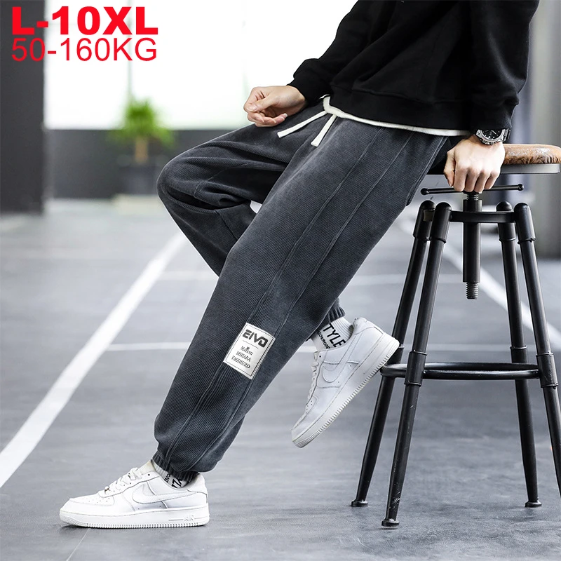 

Oversized Sweapants 10xl 9xl 8xl Men Joggers Autumn Spring Plus Size Trousers Male Casual Sweat Pants Sportswear Jogging Pants