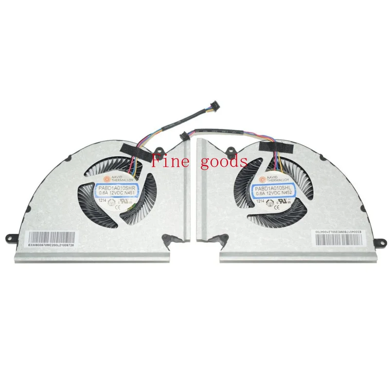 Новинка для MSI GE76 GP76 MS-17K3 CPU &amp GPU охлаждающий вентилятор PABD1A010SHL N451 N452