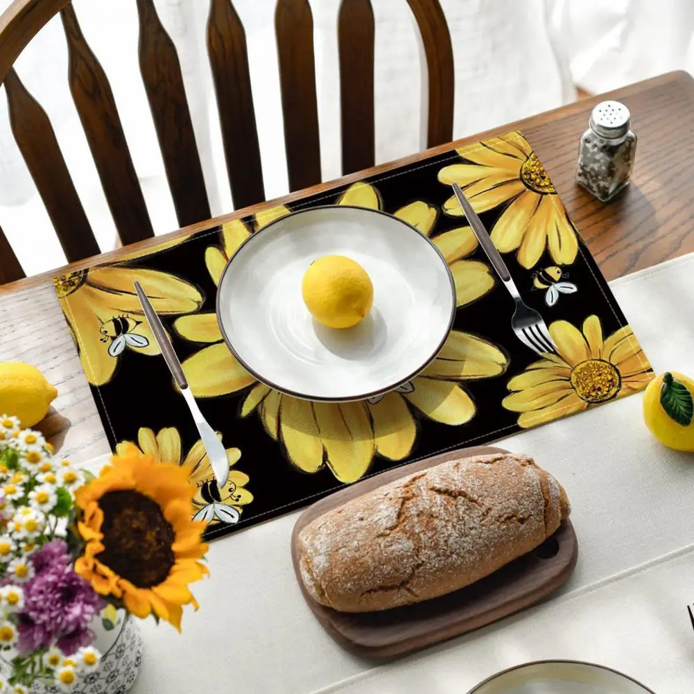 

Delicate Flax Soft Texture Minimalist Greenery Series Home Table Runner Dining Room Supplies Table Mat Table Runner