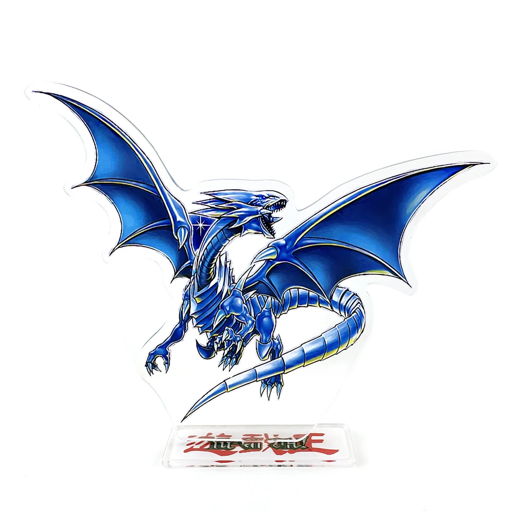 

Yu-Gi-Oh! Blue Eyes White Dragon acrylic stand figure model plate holder cake topper anime