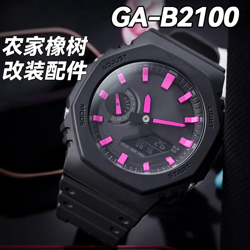 Фото Для Casio G-shock GA-B2100 модифицированные часы внутренний круг CasiOak ga-b2100 цветные часы весы круг модифицирующие аксессуары для часов №5