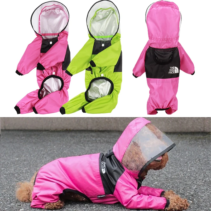 

Дождевик для домашних питомцев, водонепроницаемый комбинезон, светоотражающая куртка для маленьких и средних собак