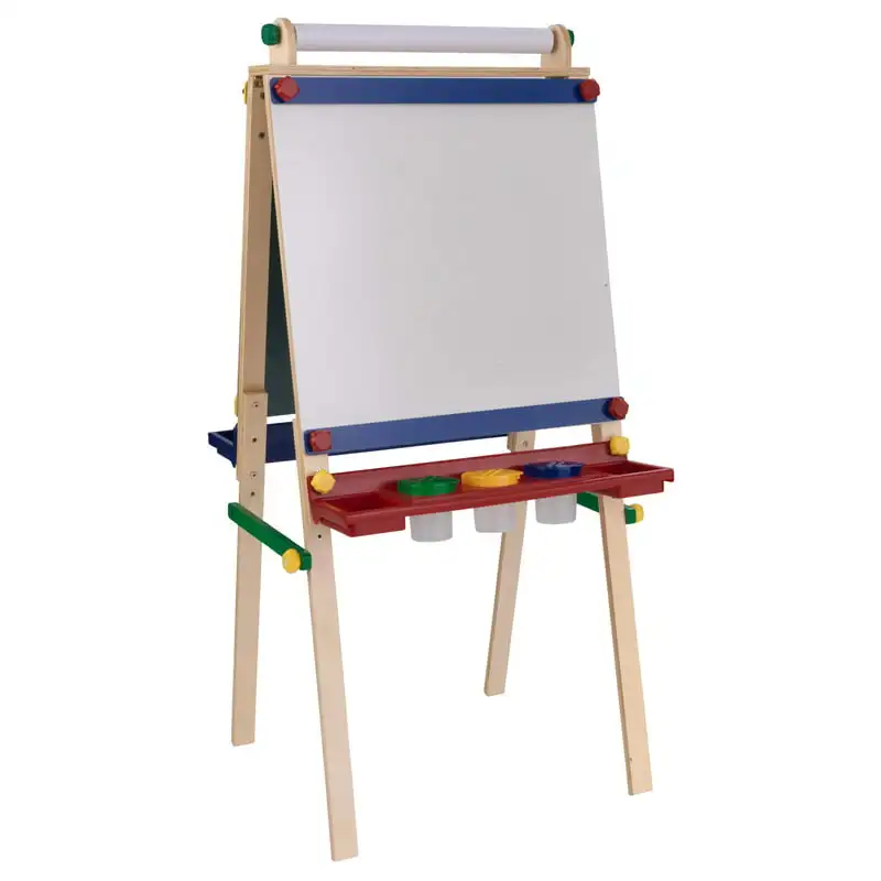 

Wooden Artist Easel with Paper Roll, Children's Furniture - Primary