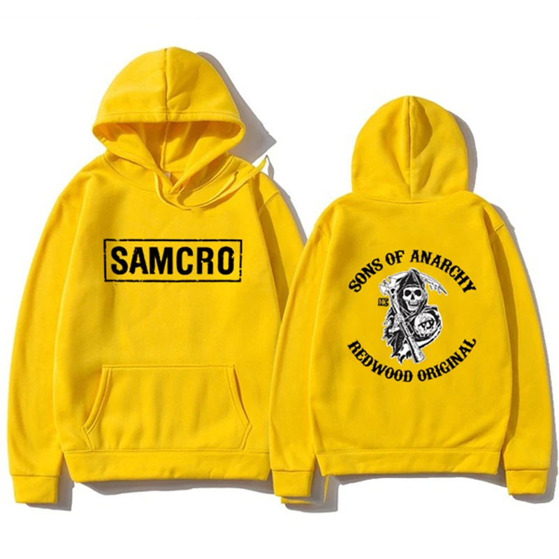 Свитшоты с надписью Sons of толстовки анархия Женская толстовка принтом SOA Мужская