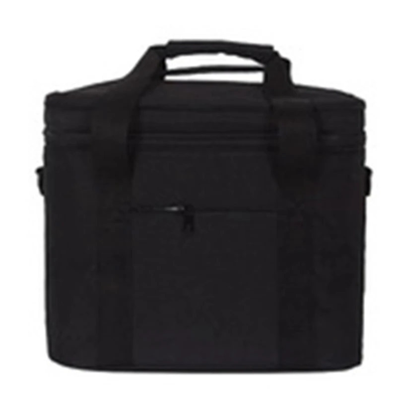 

15L Cooler Bag Insulation Package Thermo Refrigerator Car Ice Pack Picnic Thermal Adjustable Shoulder Strap, Pockets