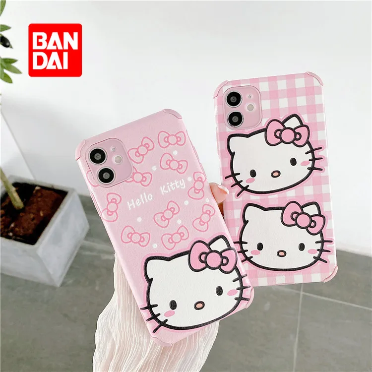 

Bandai Disney Case for iPhone 13 13Pro 12 12Pro 11 Pro X XS Max XR 7 8 Plus Phone Cartoon Kawaii Covers Anti-drop Fundas Pink