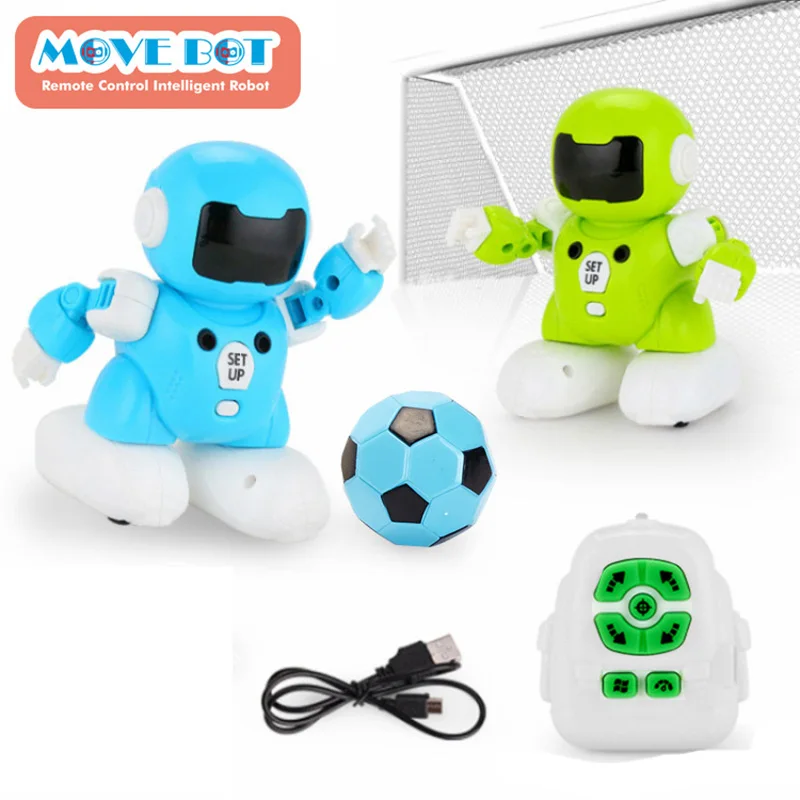 

New Toy RC Football Robot Programable Educational Intelligent Remote Control Robotic USB Charging Smart Robots Toy Gifts for Kid