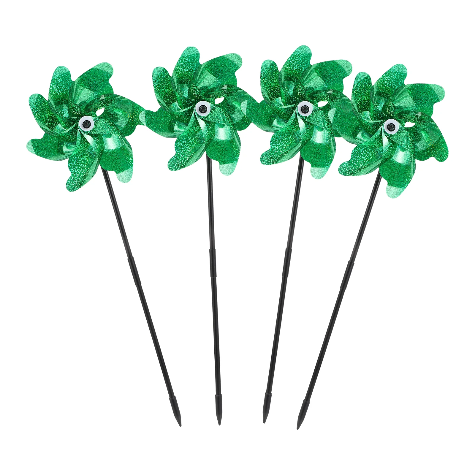 

4pcs Outdoor Anti-bird Windmills Pinwheel Toys Garden Yard Windmill Decors