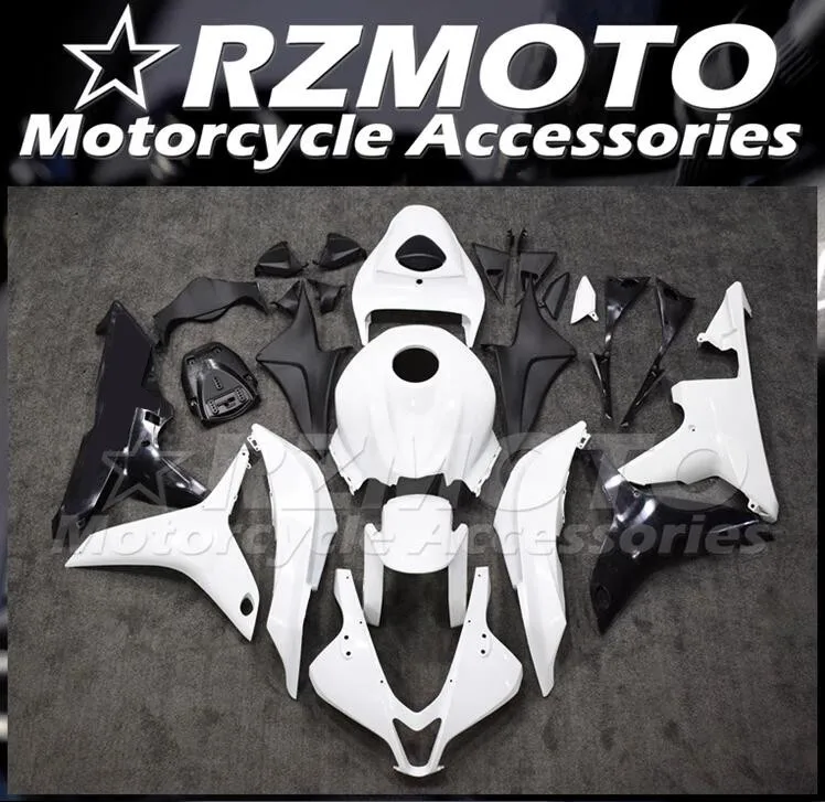

4Gifts New ABS Motorcycle Whole Fairings Kit Fit For HONDA CBR600RR F5 2007 2008 07 08 Bodywork Set Black White