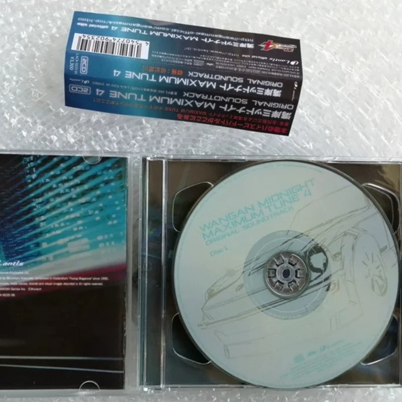 Фото Музыкальный CD-альбом Yuzo Koshiro из аниме WANGAN MIDNIGHT TUNE 4: Greatest Hits OST, 2 диска, звуковые дорожки для гоночных автомобилей, бокс-сет №3