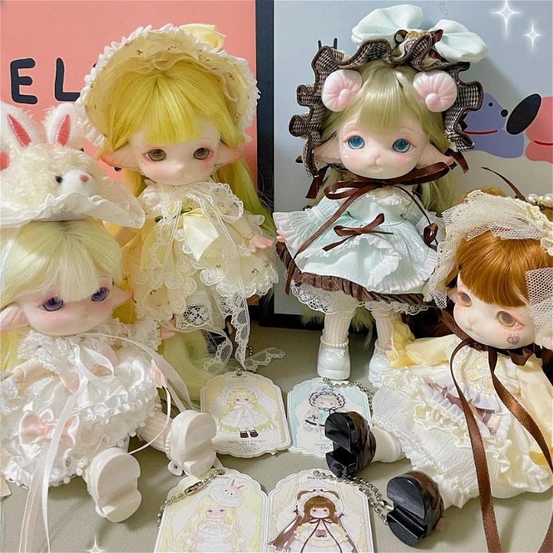 Фото Коллекционная фигурка Mimia Journal Dreamy Princess House Series Mjd: Сюрприз-бокс, милая аниме-фигурка, кукла, таинственная настольная модель, украшение, подарок №4