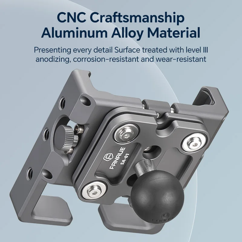 Мотоциклетный держатель для телефона FANAUE с антивибрационным устройством