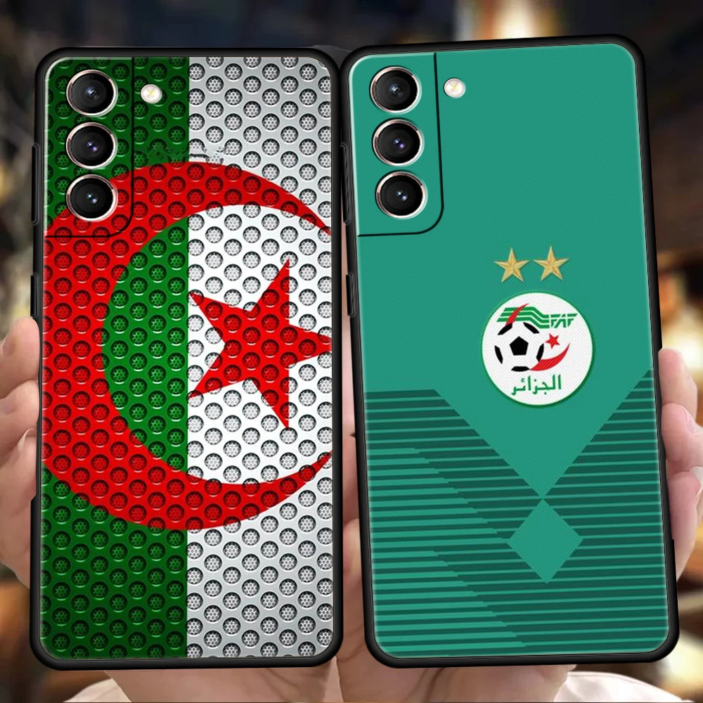 

Algeria Flag Phone Case For Samsung Galaxy S22 S20 S21 FE Note 20 10 Ultra S10 S10E S9 S8 M21 M22 M31 M32 Plus 5G Cover Fundas