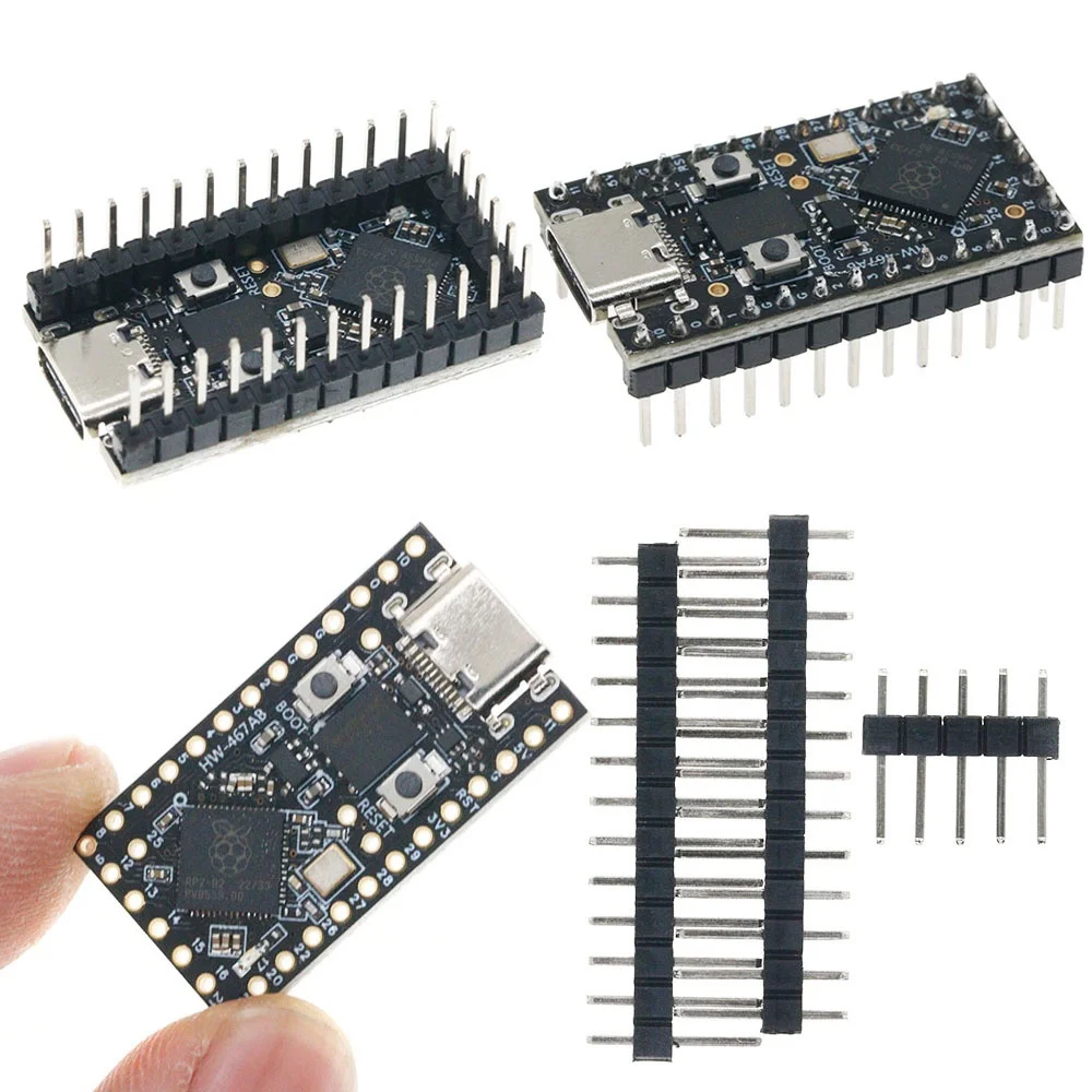Фото Плата для разработки RP2040 Pro Micro Raspberry PI PICO, двухъядерная, поддерживает Micro Python №1