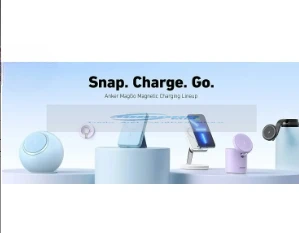 Anker MagGo складной портативный 5000 мАч магнитный беспроводной внешний аккумулятор