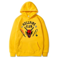 hellfire club hoodie print 2022 autumn winter pullover stranger things 4 women men hoodies sweatshirts unisex street sports tops