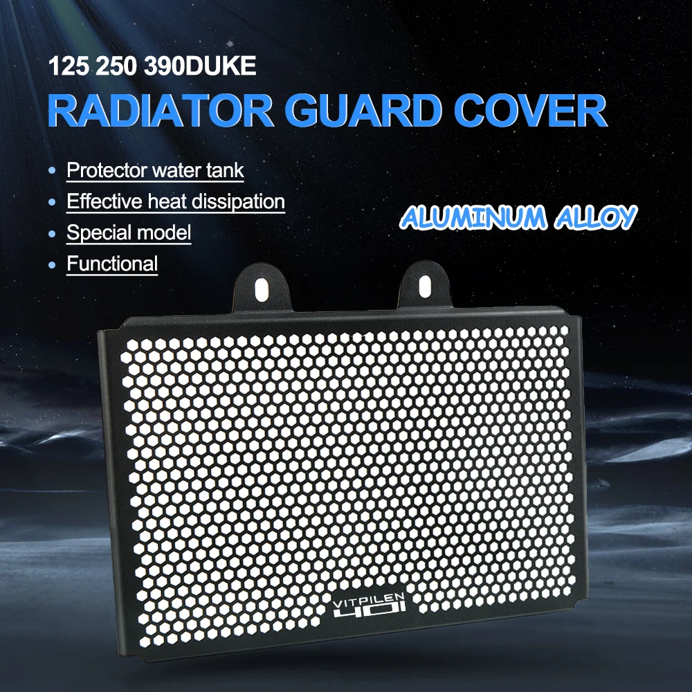 

For Husqvarna 401 Vitpilen 401 Svartpilen 125 250 390Duke 250duke CNC Radiator Grille Cover Water Tank Radiator Guard Protection