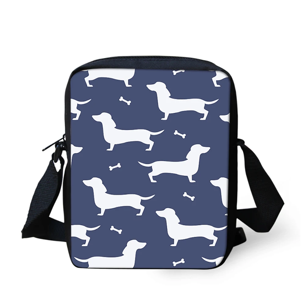 

Cartoon Dachshund Dog Pattern Ladies Handbags 2022 Fashion Women Messenger Shoulder Bag For Daily Designer Female Crossbody Bags