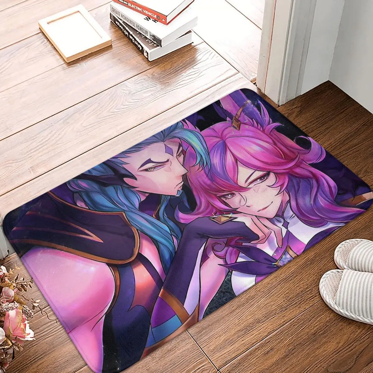 

League of Legends LOL Game Bathroom Mat Xayah Rakan Doormat Living Room Carpet Entrance Door Rug Home Decor