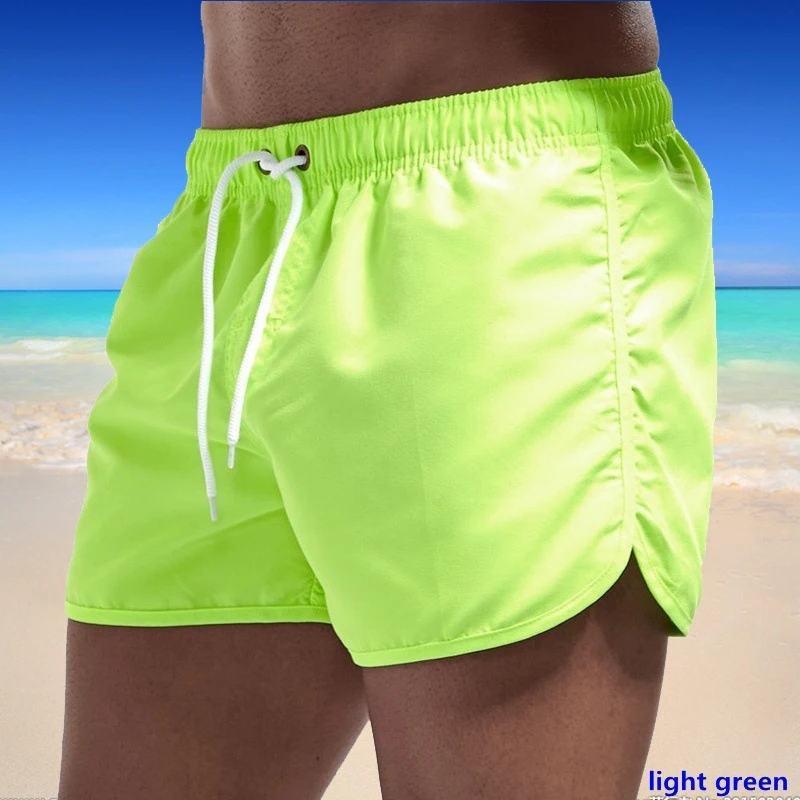 

Men's Swimming Shorts Summer Board Surfing Sexy Low Waist Beachwear Swimming Trunks Seaside Surfing Male Shorts masculinos