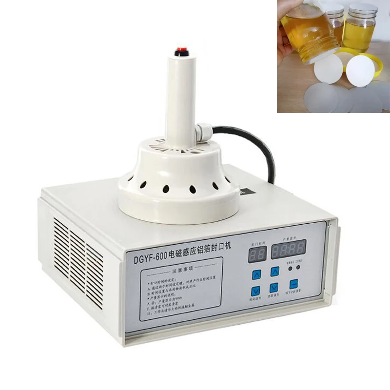 

Герметизирующая машина с электромагнитной индукцией для неметаллических бутылок, медовых бутылок, стеклянных бутылок, упаковочная машина для алюминиевой фольги