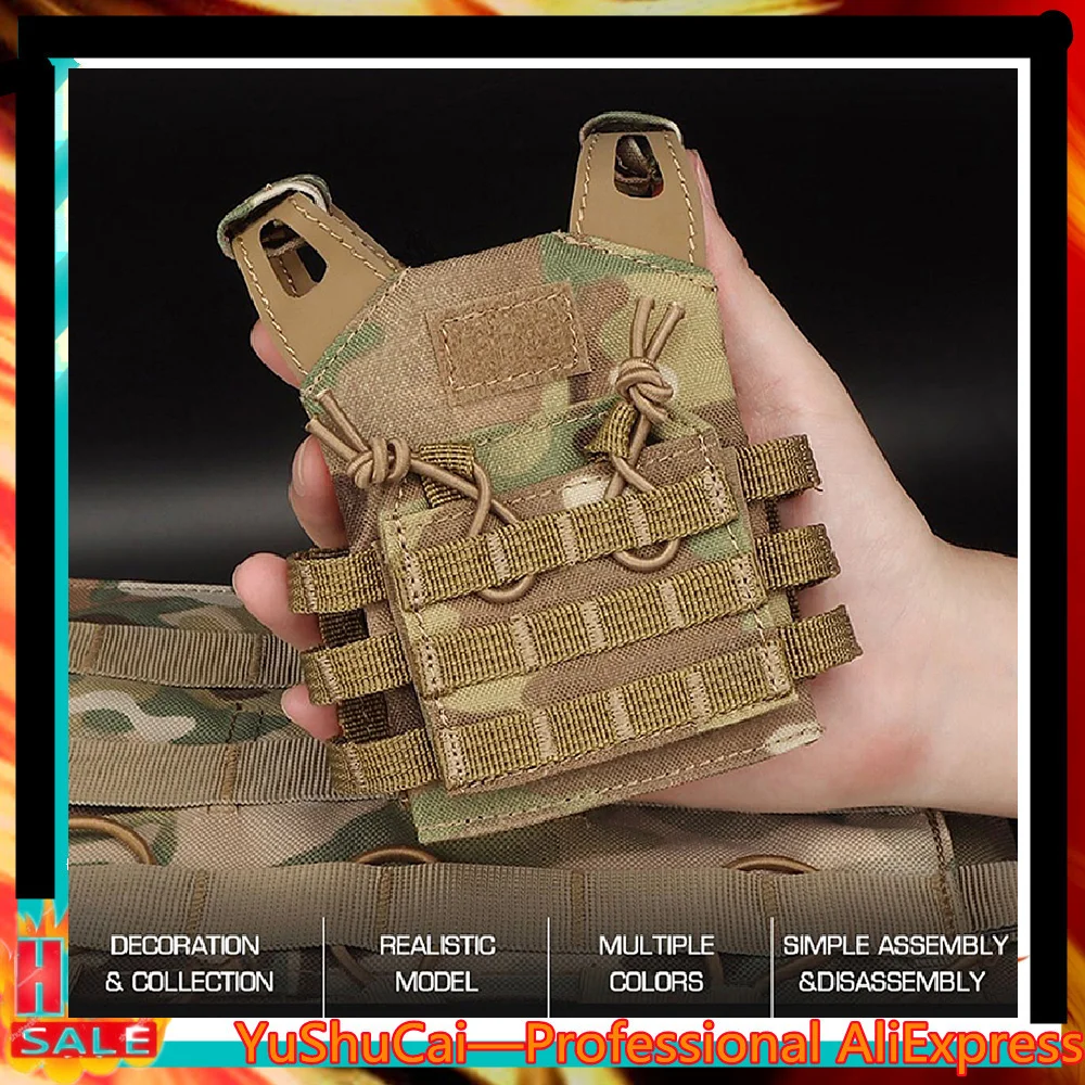 

Mini Tactical Beer Bottle Vest Cover Pet Tactical Bulletproof Vest Simulation Military Miniature Molle Vest Beer Holder