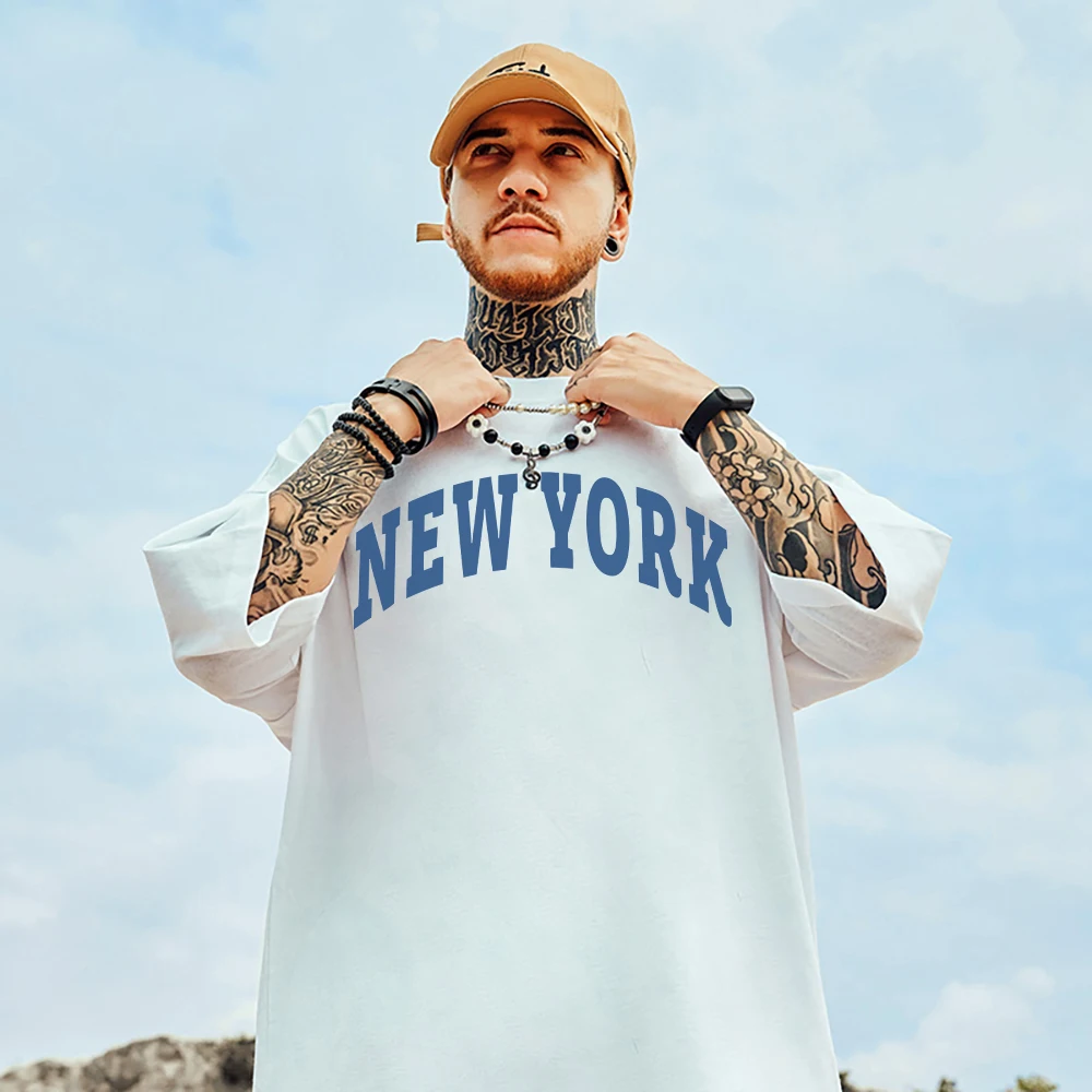 Футболка с коротким рукавом и круглым вырезом из хлопка