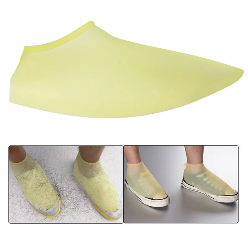 

Hair Shattering Prevention Tool Anti Bang Hair Stylist Shoe Cover Foot Cover Silicone Shoe Cover Foot Cover