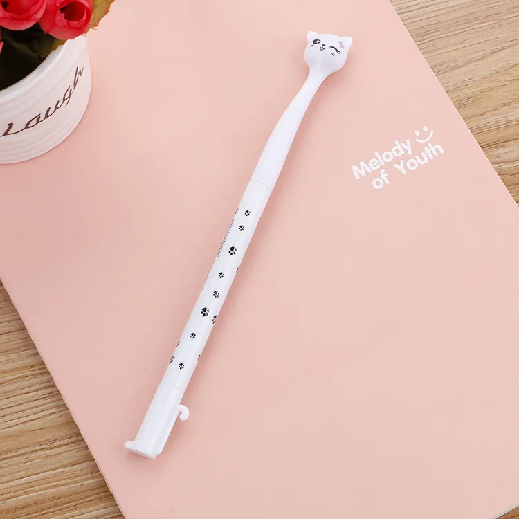 

MOONBIFFY гелевая ручка с котом чёрная 0,5 мм