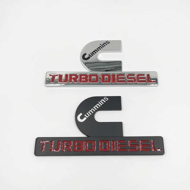 

Cummins Turbo дизельные эмблемы значки Выходная табличка знака Замена наклейка для MOPAR Dodge RAM 2500 3500 эмблема крыла автостайлинг