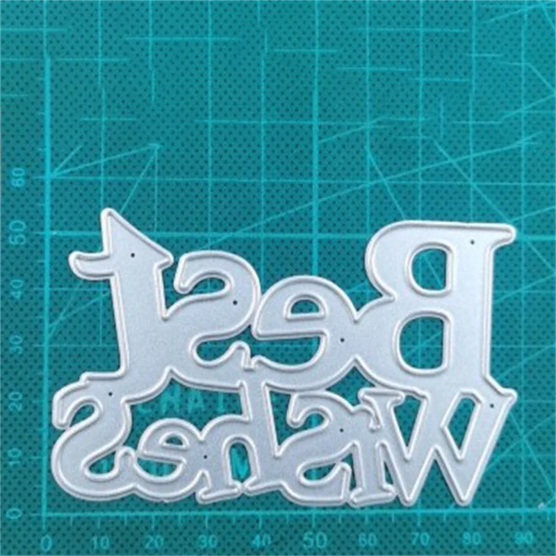 

Happy Birthday Thank You Metal Cutting Dies Frame Craft Embossing Stencil for Handmade Paper Card Making Scrapbooking