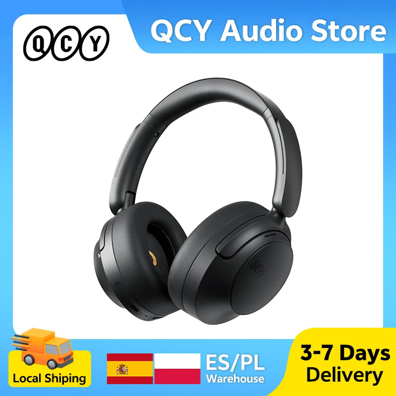 Auriculares QCY H3S ANC, cancelación 56 dB, Bluetooth 6.0, sonido espacial