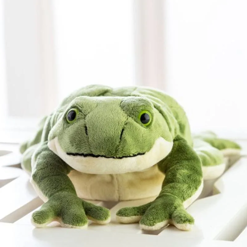 

1 piece Green Frog Plush Toys Stuffed Animals Doll Baby Kids Children Boys Girls Adults Cute Birthday Gifts Home Room Deco