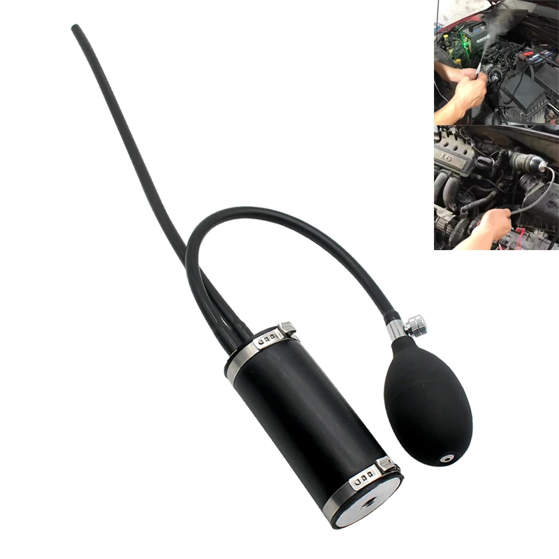 Универсальный адаптер для воздушной подушки, Регулируемый воздушный пузырь AIntake для генератора автомобильной дымовой машины, автомобильный детектор утечки дыма, воздушный насос Универсальный адаптер для воздушной подушки, Регулируемый воздушный пузырь AIntake для генератора автомобильной дымовой машины, автомобильный детектор утечки дыма, воздушный насос