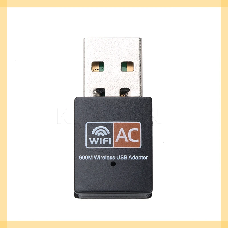 

USB Wi-Fi адаптер, 600 Мбит/с, 2,4 ГГц, 5 ГГц, 802.11b/n/g/ac