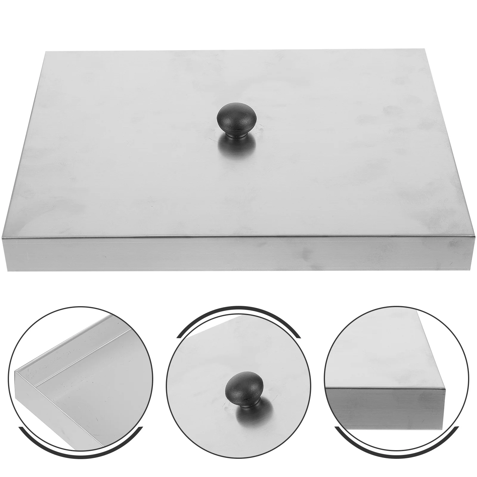 

Meatball Machine Dust Cover Stainless Steel Snack Cooker Basin Octopus Cooking Tray Dishes Container Metal Lid Foods Holder